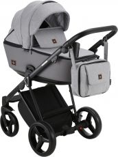Детская коляска 2 в 1 Adamex Cristiano CR-260, ткань UV 50+, гелевые колеса
